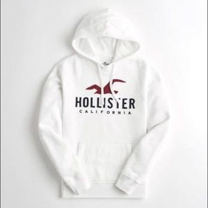 White Hollister hoodie